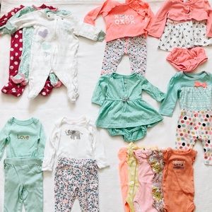 Newborn Baby Girl Lot